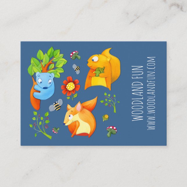 Carte de visite de l'organisateur du Woodland Fun  (Devant)