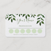 Carte de visite de loyauté