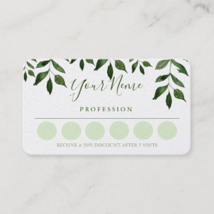 Carte de visite de loyauté