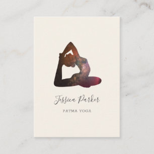 Carte de visite de l'univers du yoga