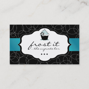 Carte de visite de luxe de petit gâteau