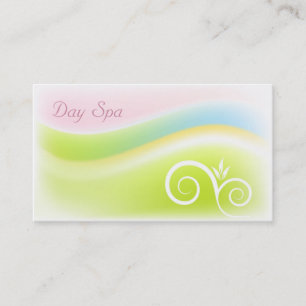 Carte de visite de luxe de spa