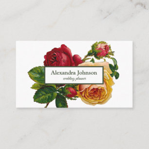 Carte de visite de luxe moderne Chic Leaf Foil
