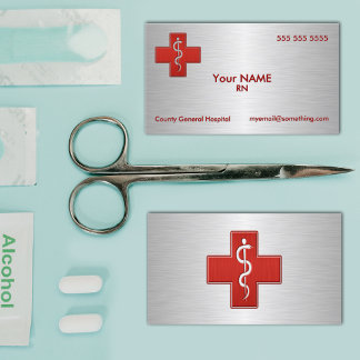Carte De Visite de luxe pour infirmière