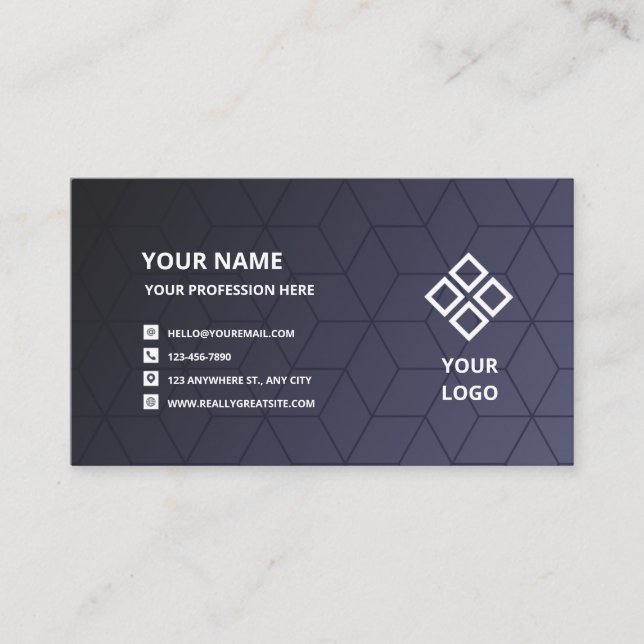 Carte de visite De Luxe Pour Votre Entreprise (Devant)