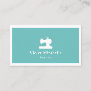 Carte de visite de machine à coudre Seamstress
