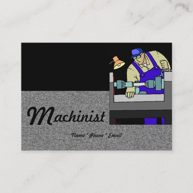 Carte de visite de machiniste (Devant)