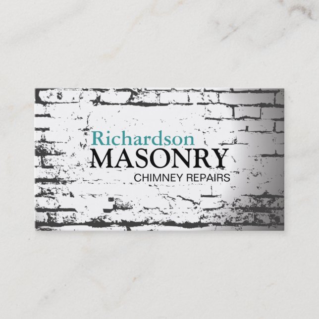 CARTE DE VISITE DE MAÇONNERIE (Devant)