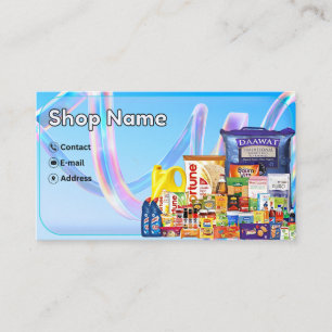 Carte de visite de magasin d'alimentation - Marché