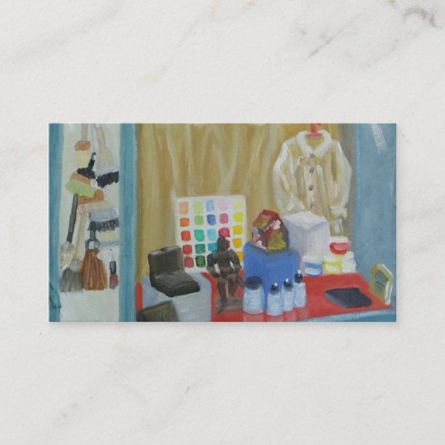 CARTE DE VISITE DE MAGASIN D'ART DE PARIS (Devant)
