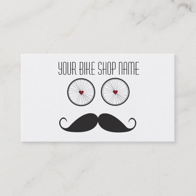 Carte de visite de magasin de vélo (Devant)