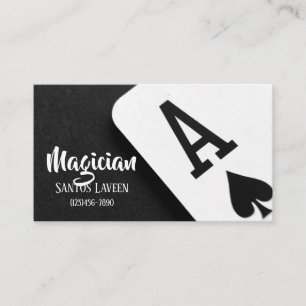 Carte de visite de magicien