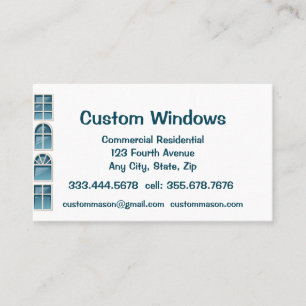 Carte de visite de maintenance de réparation Windo