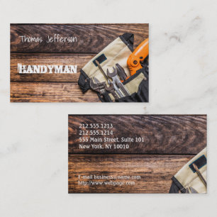 Carte de visite de maintenance Handyman