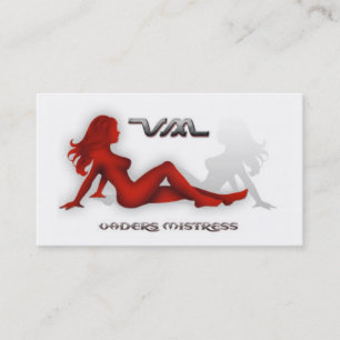 carte de visite de maîtresse de vaders