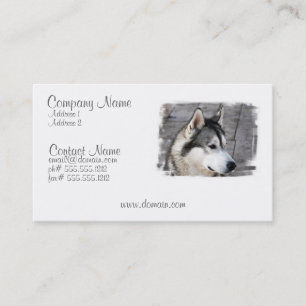 Carte de visite de Malamute
