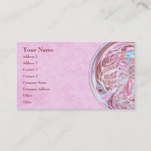 Carte de visite de mandala de sucrerie de coton
