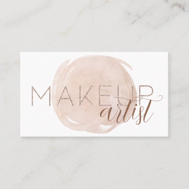 Carte de visite de maquillage (Devant)