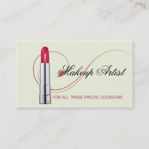 Carte de visite de maquillage