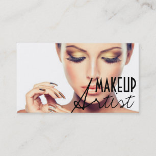 Carte de visite de maquillage