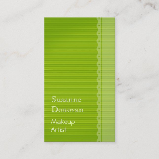 Carte de visite de maquillage (Devant)