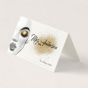 Carte de visite de maquillage 