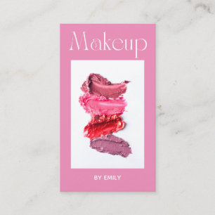 Carte de visite de maquillage