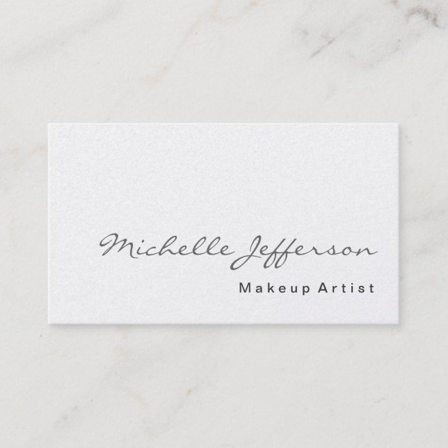 Carte de visite de maquillage (Devant)
