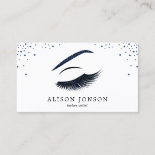 Carte de visite de maquilleur avec l'effet de