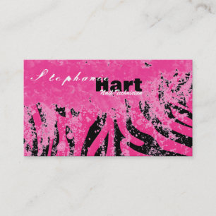 Carte de visite de maquilleur - copie grunge de
