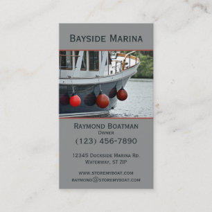 Carte de visite de marina