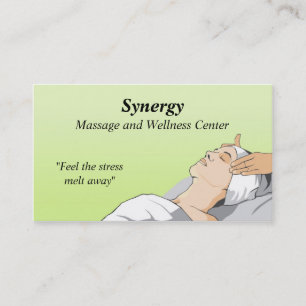 Carte de visite de massage