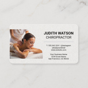 Carte de visite de massage