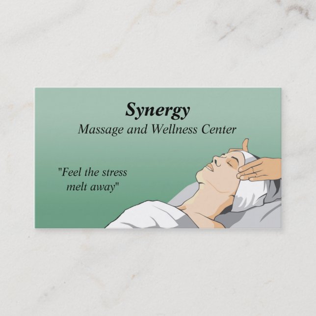 Carte de visite de massage (Devant)