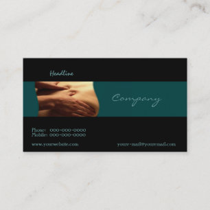 Carte de visite de massage