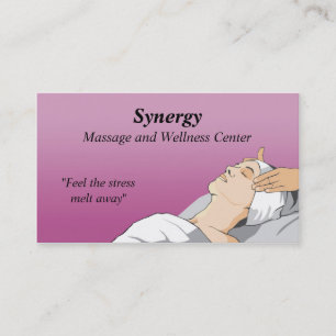 Carte de visite de massage