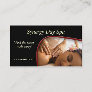 Carte de visite de massage