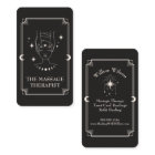 Carte de visite de massothérapeute de la carte Tar