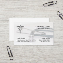 Carte de visite de médecin