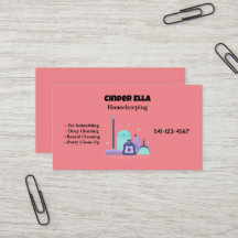 Carte de visite de ménage