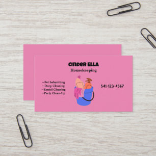 Carte de visite de ménage