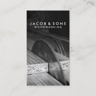 Carte de visite de menuiserie de charpentier