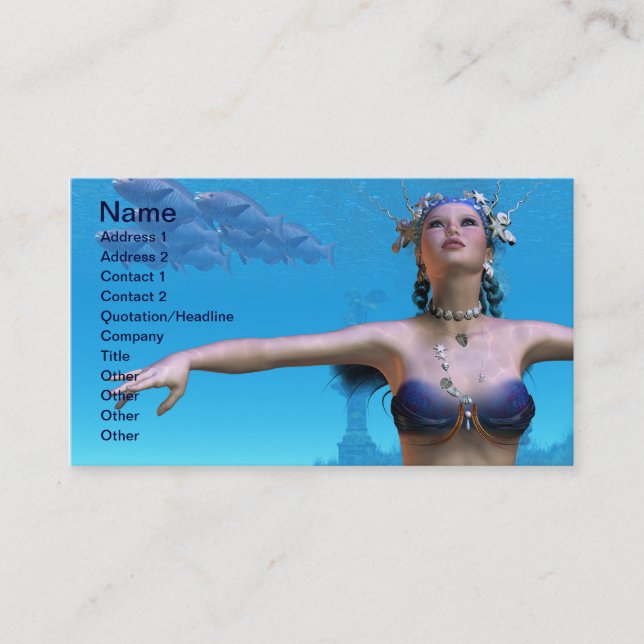 Carte de visite de Mermaid Dreams (Devant)