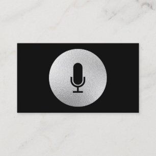 Carte de visite de microphone