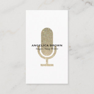 Carte de visite de microphone de parties