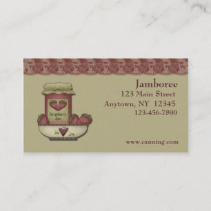 Carte de visite de mise en boîte