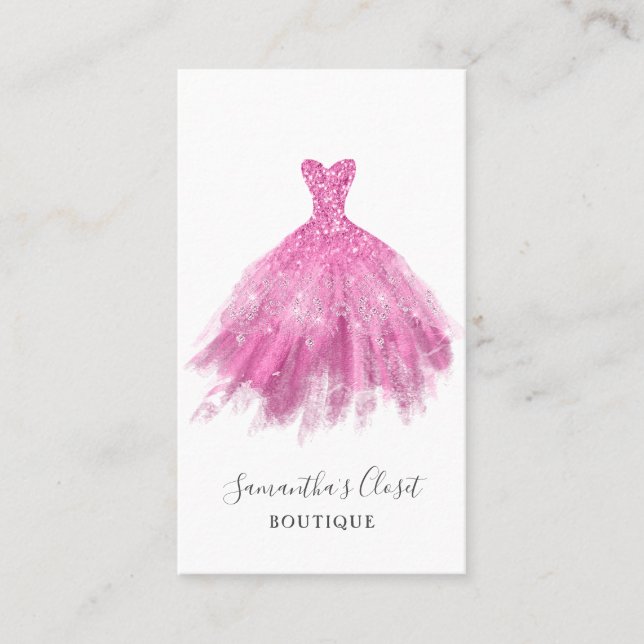 Carte de visite de mode (Devant)