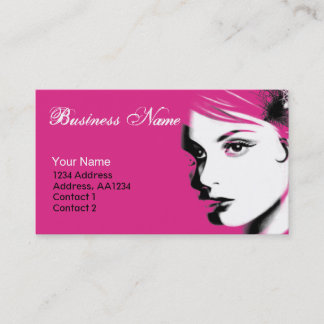 Carte de visite de mode