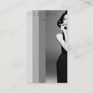 Carte de visite de mode