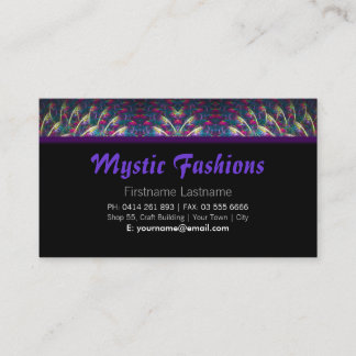 Carte de visite de mode mystique